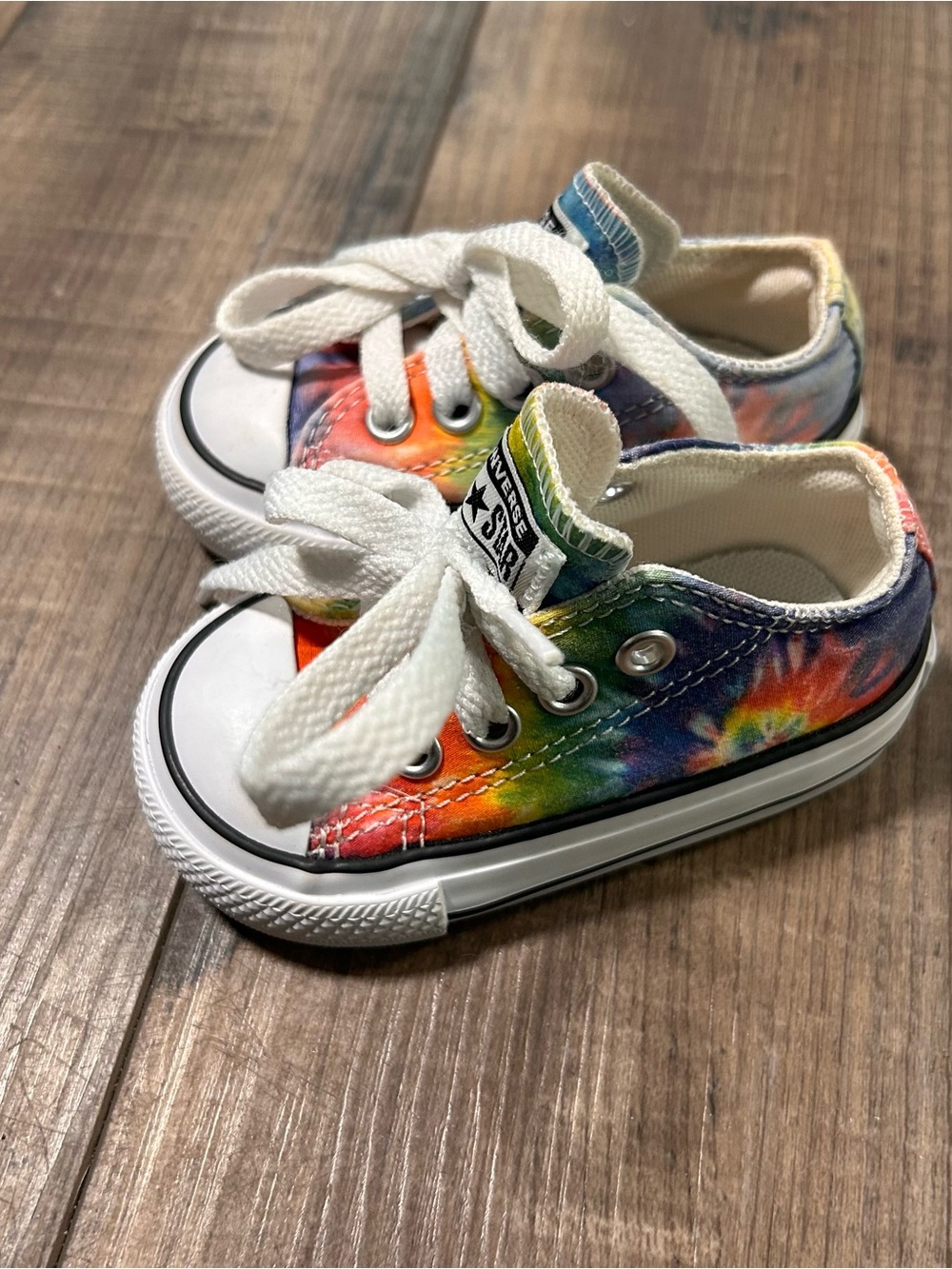Converse Toddler US 3 All Star Tie Dye Low Tops